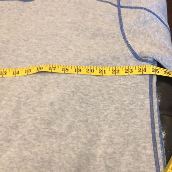 Tommy Bahama,L, beautiful light gray with blue detail pullover sweater - Picture 6 of 7